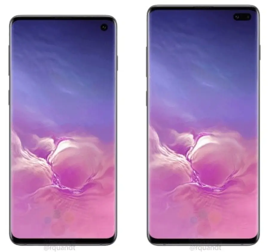 Samsung Galaxy S10 e S10 Plus, ecco i render semi-ufficiali e le colorazioni